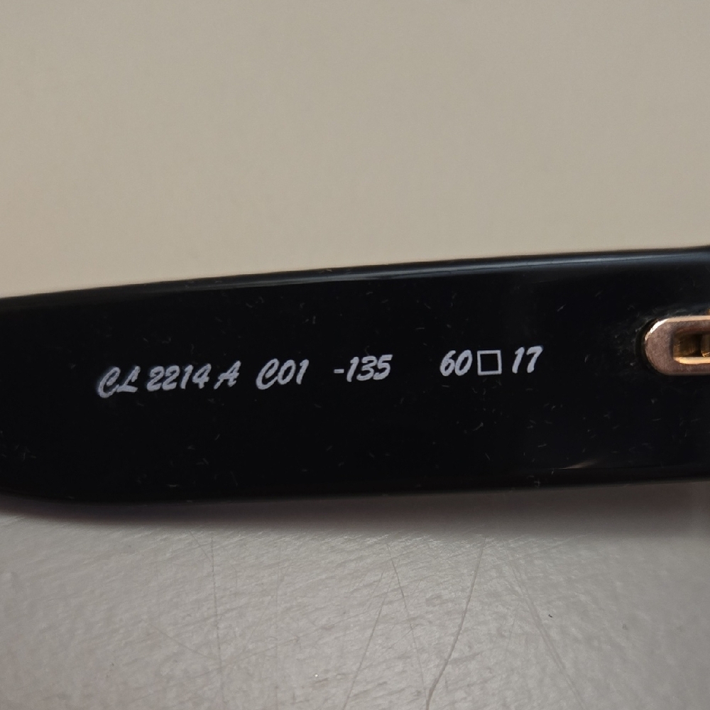 Like New Chloe Round Sunglasses, Gray and Black. - Picture 10 of 13
